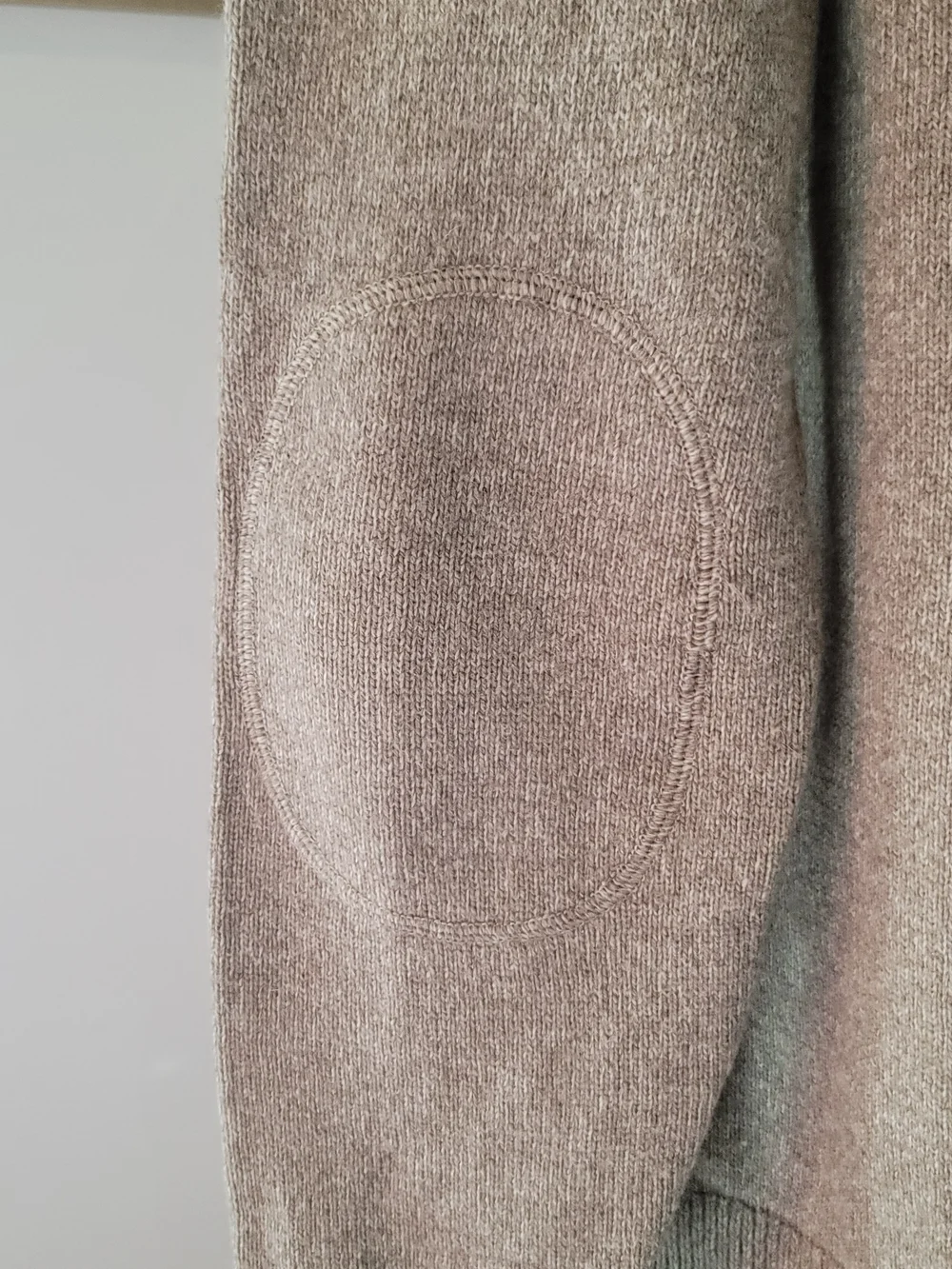 BANANA REPUBLIC Quarter Zip Pullover Sweater Tan Beige Casual Knit Men's Size L